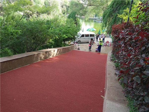 昭通彩色路面施工